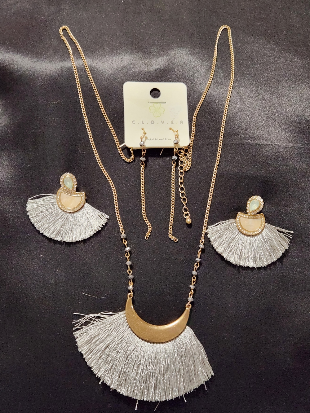 Trendy Boho Jewelry Lot | Premier Designs & Clover | Necklace & 2-Pair Earrings
